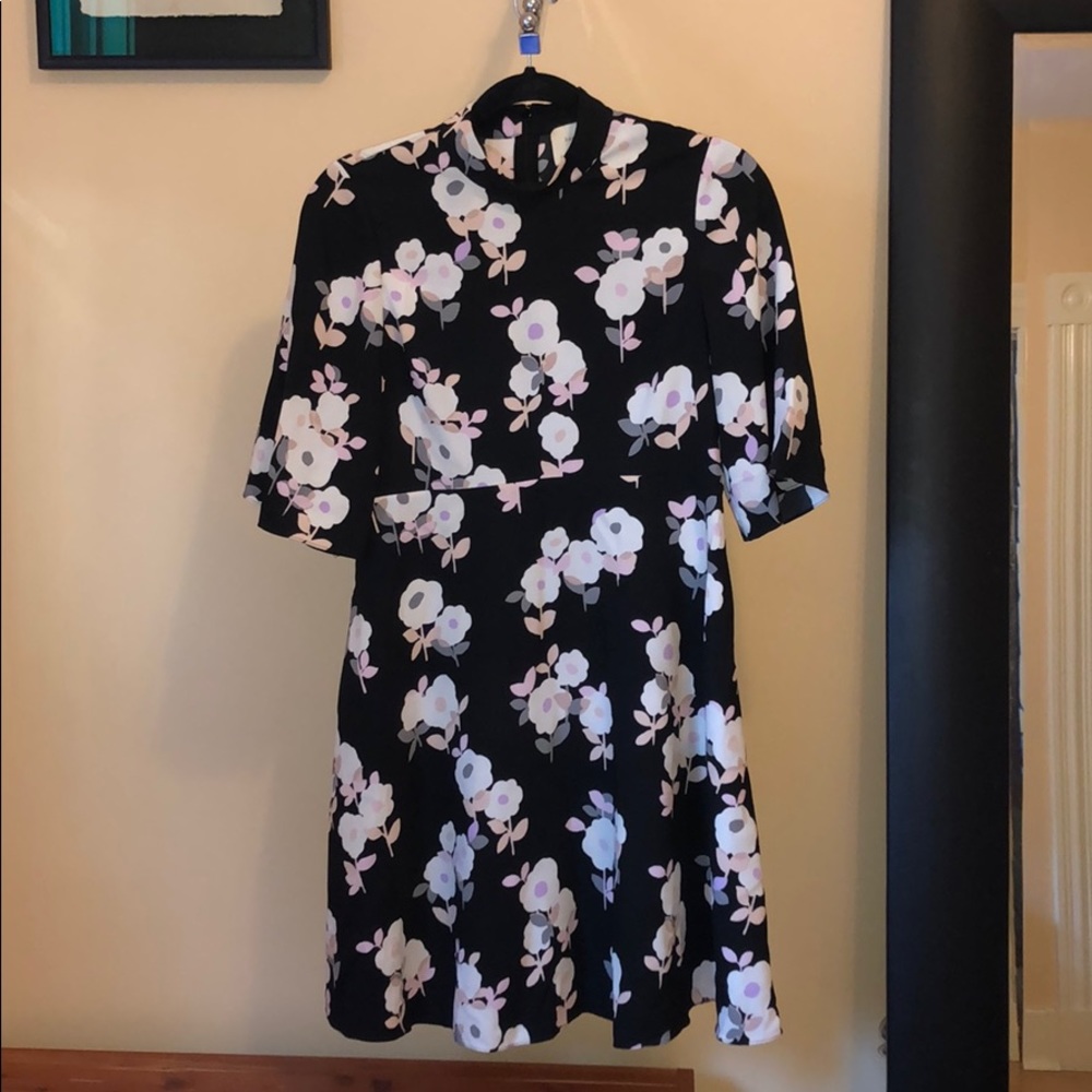 Kate Spade floral patterned swing dress